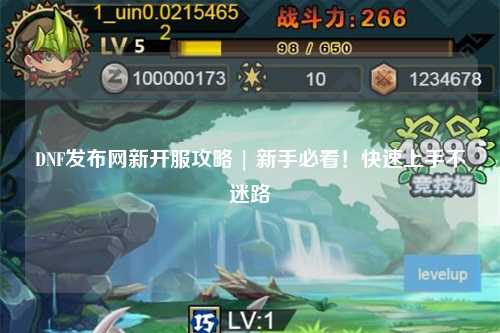 DNF發布網新開服攻略 | 新手必看!快速上手不迷路